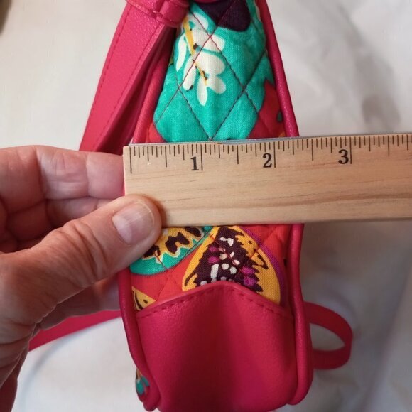 VERA Bradley Mini Vivian Crossbody Rumba Quilted Bag - Picture 7 of 12